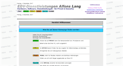 Desktop Screenshot of alfons-lang.de
